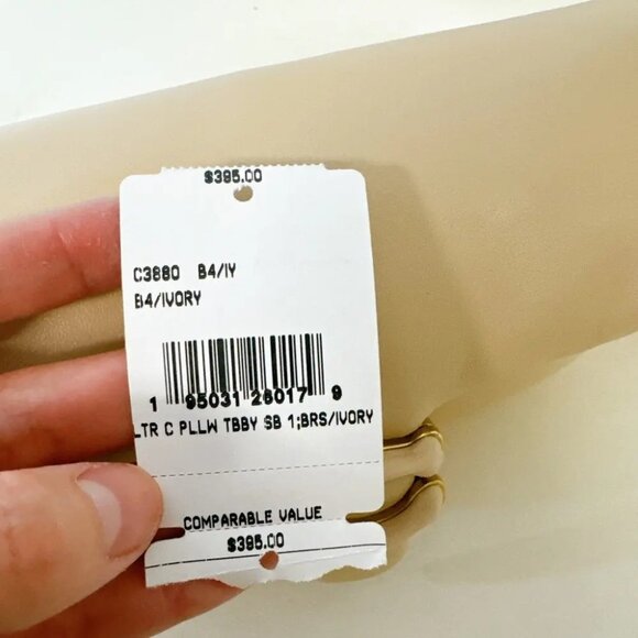 Coach C3880 Pillow Tabby Shoulder Bag 18 IN IVORY - Picture 7 of 7